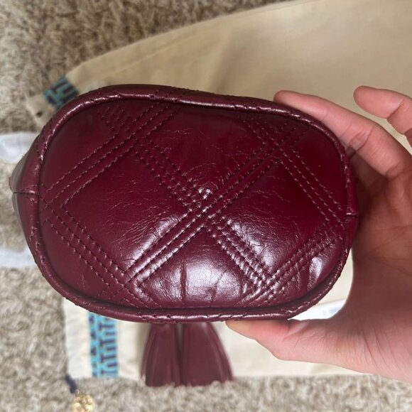 Tory Burch Tweed Fleming Soft Mini Bucket Bag - Picture 5 of 10